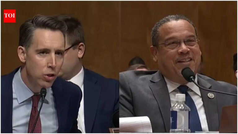‘You should resign’: Josh Hawley and Keith Ellison brawl over fraud probe