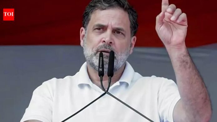 Youve-danced-and-sang-Rahul-Gandhi-targets-PM-Modi-on.jpg 'You've danced and sang': Rahul Gandhi targets PM Modi on Israel trip, raises 'challenge' over US trade deal India News