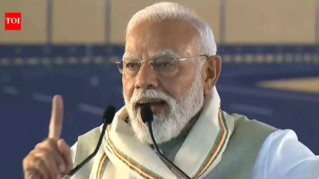 'Acting as a puppet of forces opposing India's growth': PM Modi's blistering attack on Congress from Assam