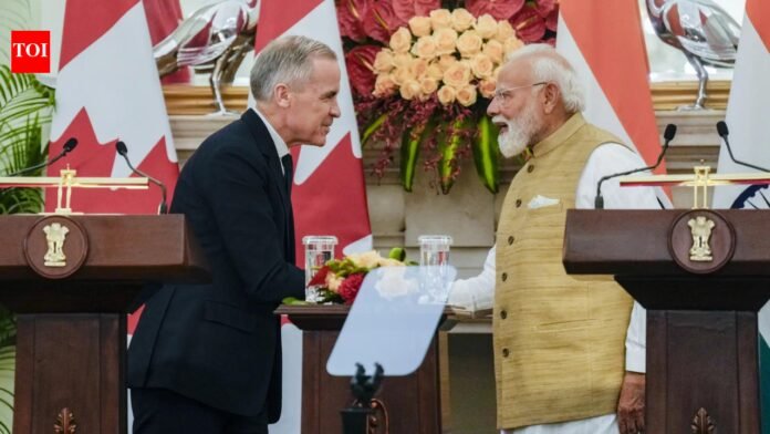 After thaw, bonhomie: Carney, Modi sign $2.6 billion uranium deal