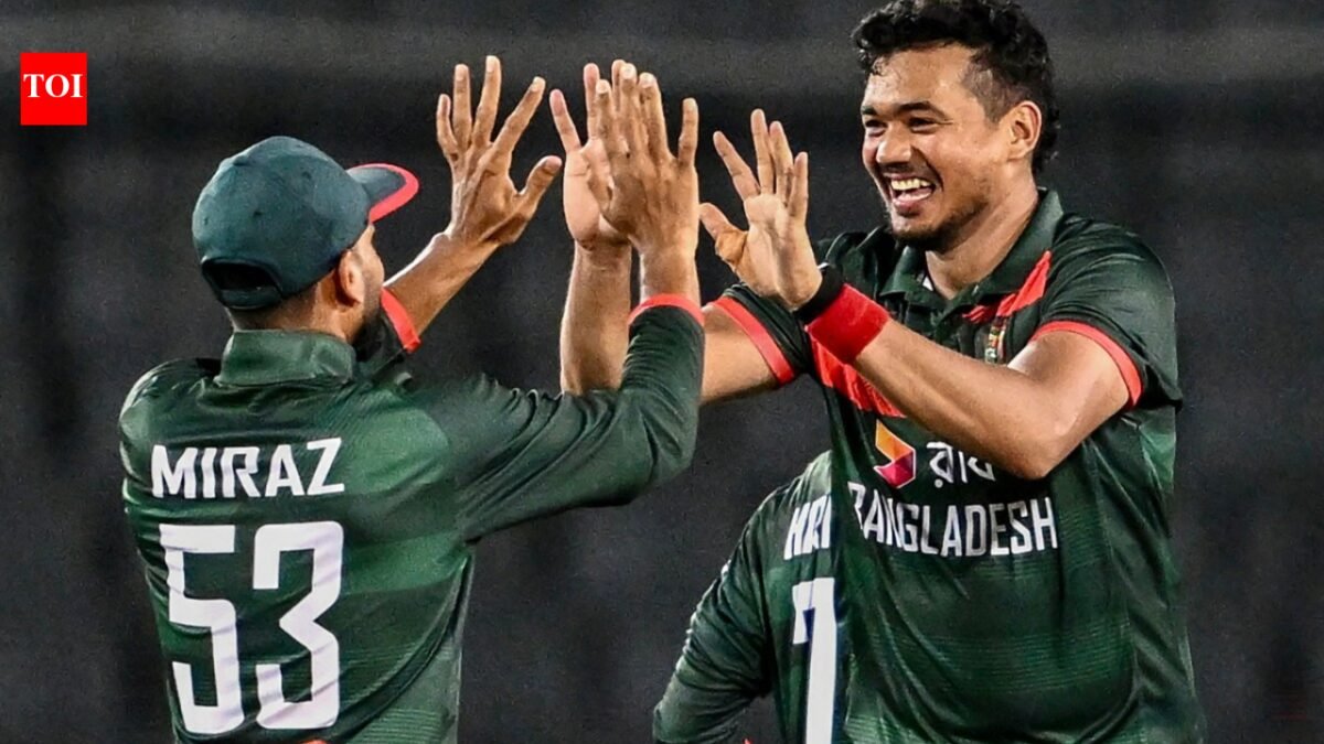 Agha's effort was in vain and Taskin helped Ban to an 11-match series win over Pak