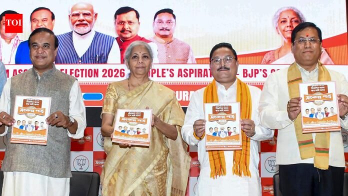 Assam Assembly Elections 2026: What does the BJP propose in its poll manifesto

