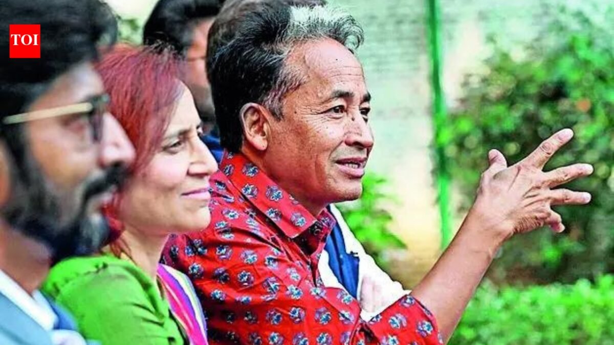 Back in Ladakh, Wangchuk receives warm welcome, calls for 'give and take' solution
