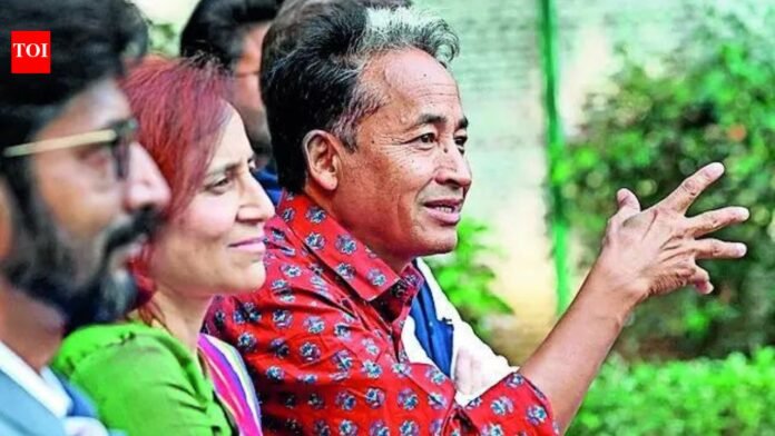 Back in Ladakh, Wangchuk receives warm welcome, calls for 'give and take' solution

