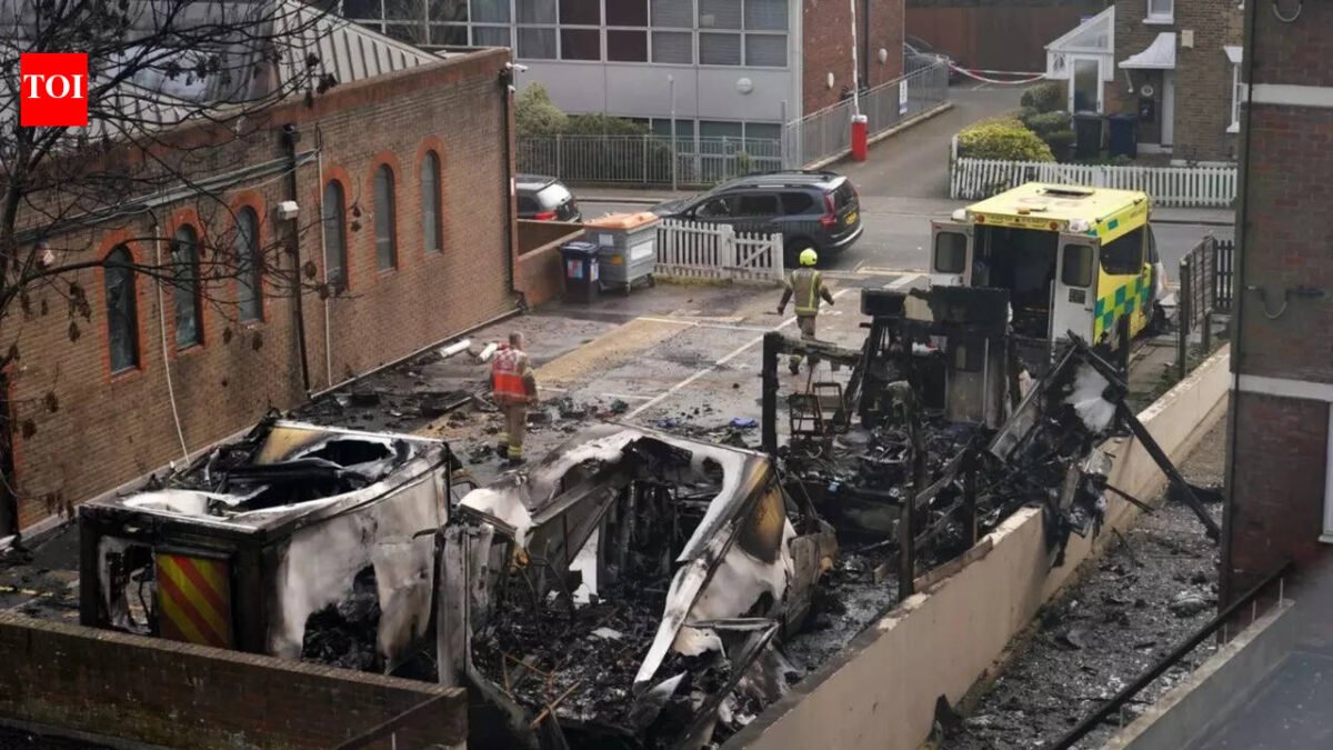 British police investigate whether anti-Semitic arson attack on Jewish ambulance in London was linked to Iran