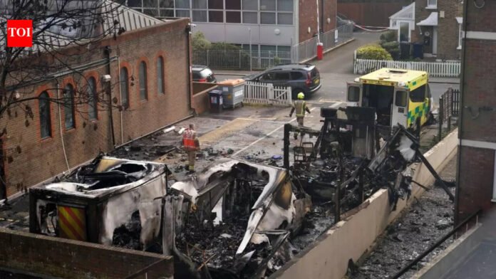 British police investigate whether anti-Semitic arson attack on Jewish ambulance in London was linked to Iran

