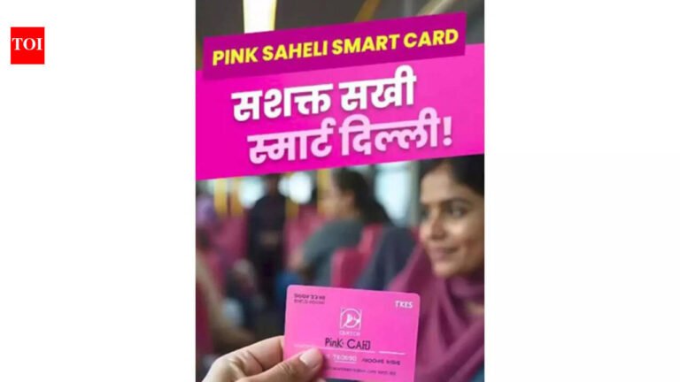 Delhi govt sets up 50 ‘Pink Saheli’ card centers; distribution starts from Tuesday