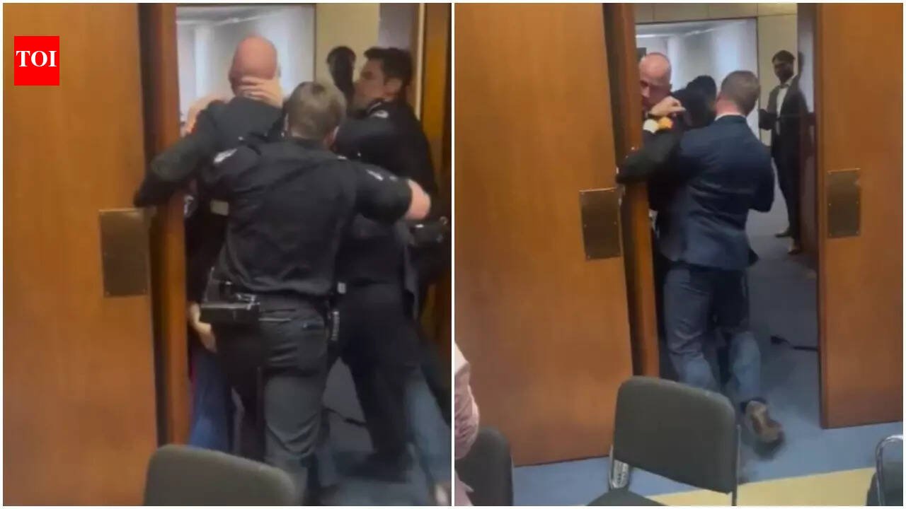 Ex-Marine's anti-Iran war protest sparks conflict: Did Sen. Tim Shea break Brian McInnis' arm?