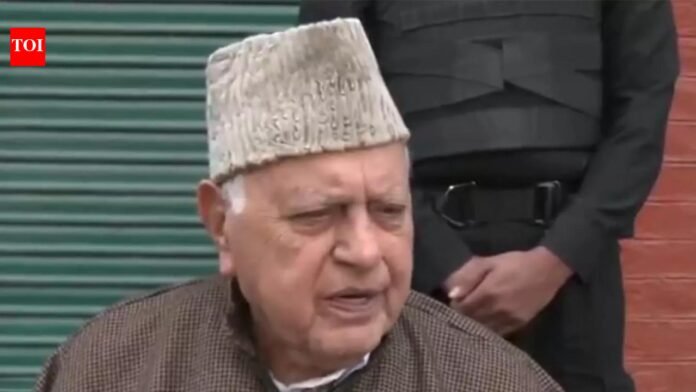 Former J&K CM Farooq Abdullah opens fire at event, 1 arrested

