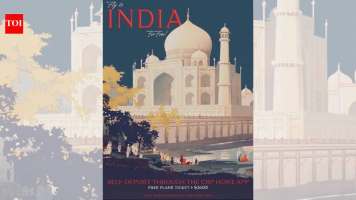 'Free flight to India': Homeland Security uses Taj Mahal to promote 'self-deportation', offers $2,600 incentives to undocumented immigrants

