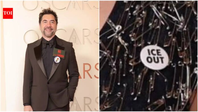 From 'ICE OUT' to 'Free Palestine' to gun violence: How politics took center stage at the Oscars

