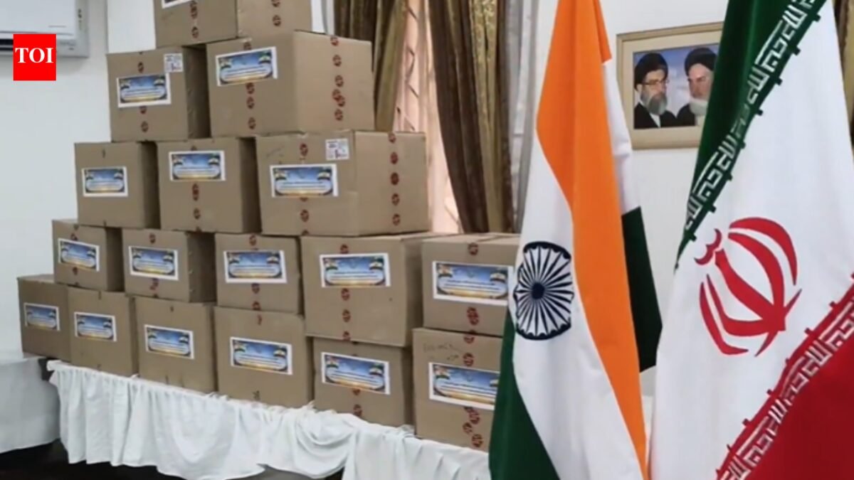 'Good people': Iran thanks India for receiving first batch of medical aid from New Delhi