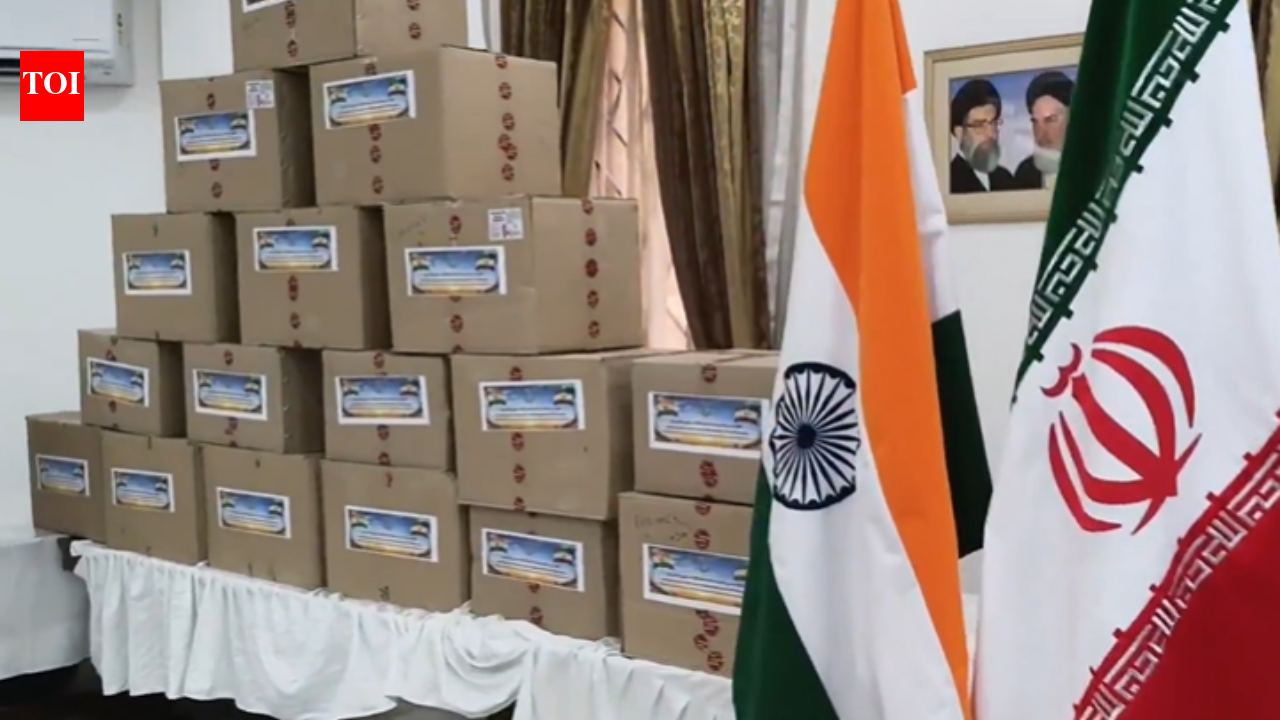 'Good people': Iran thanks India for receiving first batch of medical aid from New Delhi