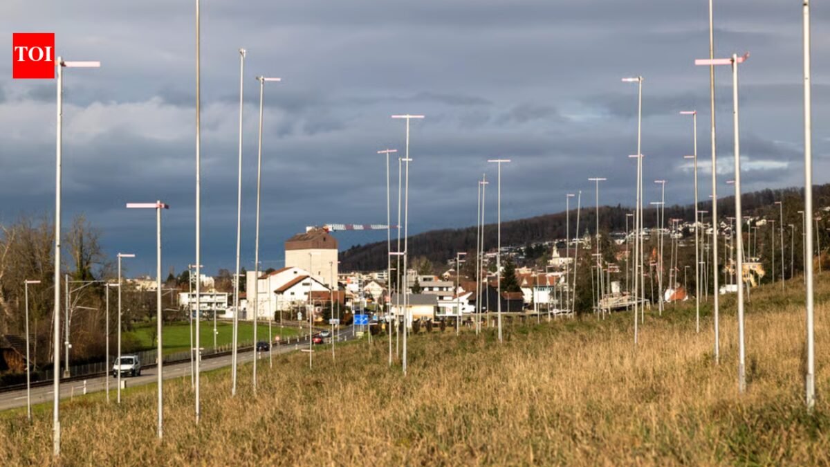 Invisible buildings: Why Switzerland marked its houses with tall poles weeks before construction World News