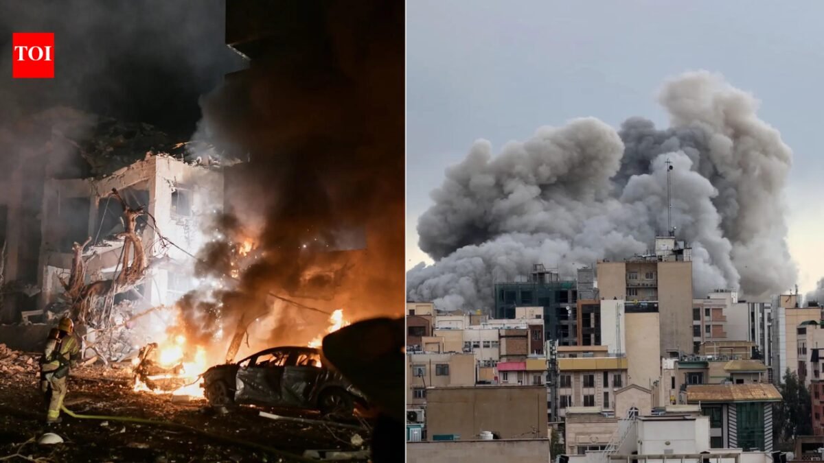 Iran launches 'massive missile' attack on US air base in Bahrain; Israel bombs Beirut