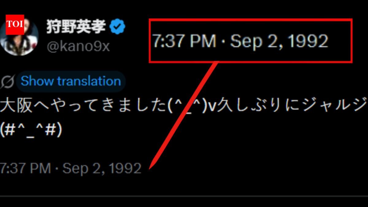 Is this the world's oldest tweet? Viral X Japanese post shows impossible 1992 timestamp |