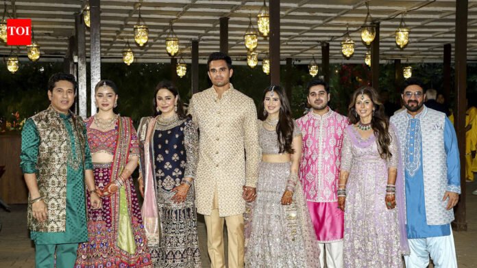 LIVE UPDATES: Arjun-Sania wedding celebrations begin; stars light up pre-wedding rituals
