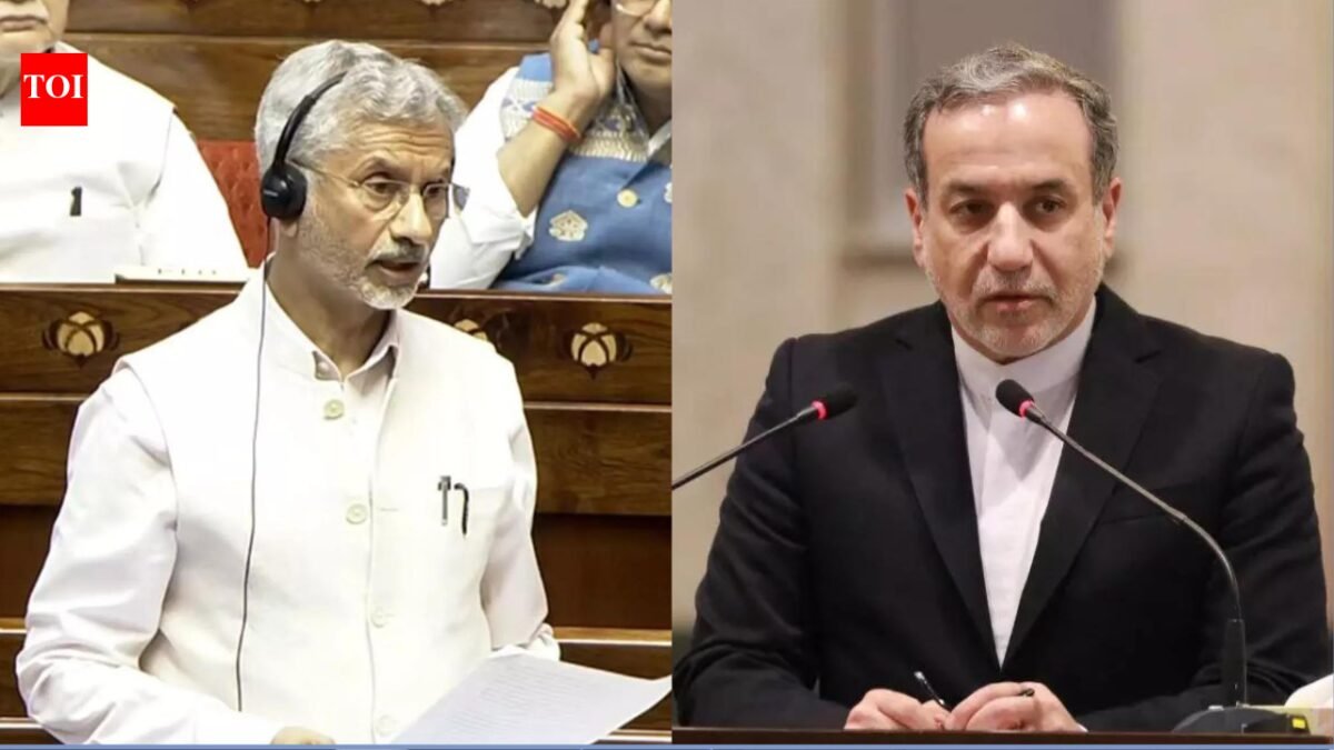 Middle East crisis: Jaishankar holds 'detailed talks' with Iranian Foreign Minister Araghchi