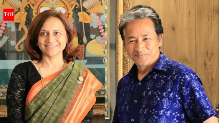 ‘My weekly journey to prison is finally over’: Sonam Wangchuk’s wife talks about his release