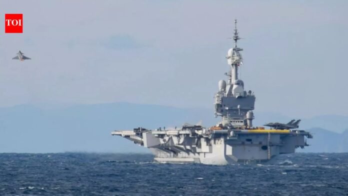 Officer's Strava activity reveals French aircraft carrier's location in eastern Mediterranean

