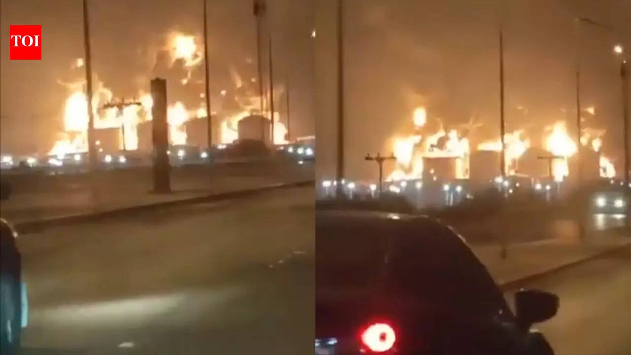 Oman Salalah port explosion: Iranian drone hits oil storage tank? Tehran denies war with US, Israel engulfs Middle East