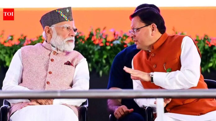PM Modi congratulates Uttarakhand government on completion of four-year term, CM Pushkar Singh Dhami reacts

