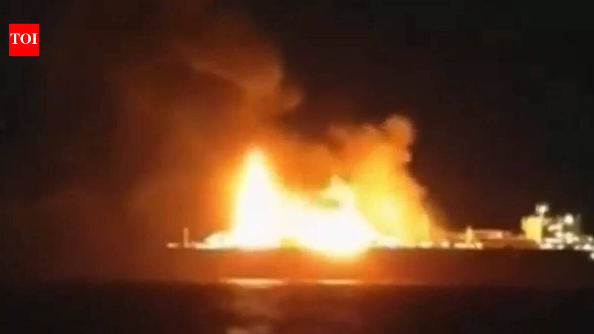 Russian Shadow Fleet LNG tanker sinks after 'sudden explosion' off Libyan coast
