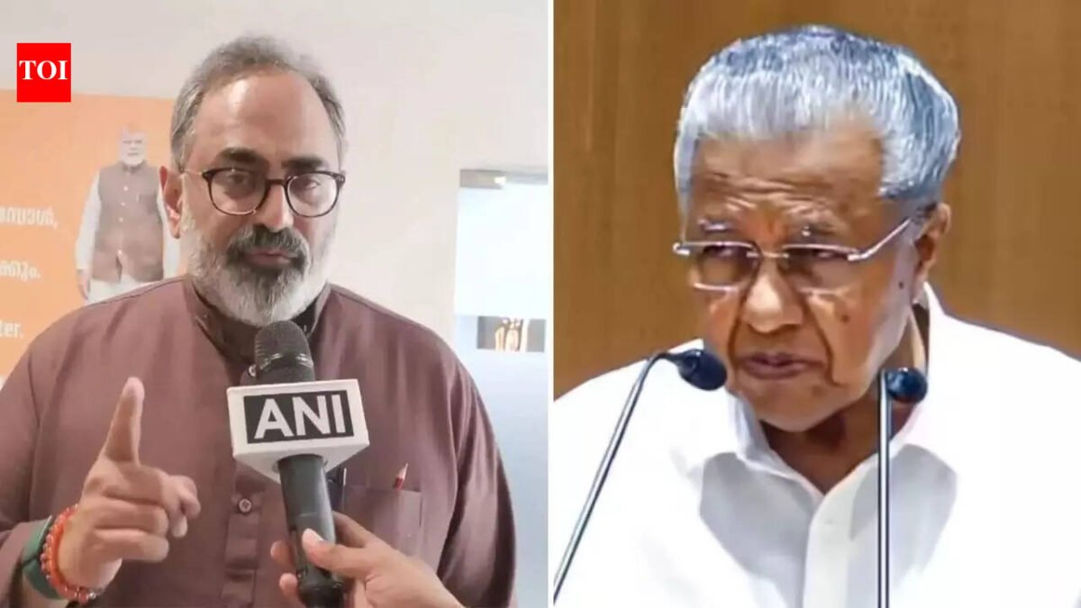 'Shameless attempt to woo Muslim votes': Rajeev Chandrasekhar hits back at Kerala chief minister's pre-poll 'BJP team B' comments