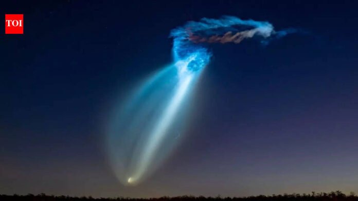 Space jellyfish: A SpaceX rocket launch created a 
