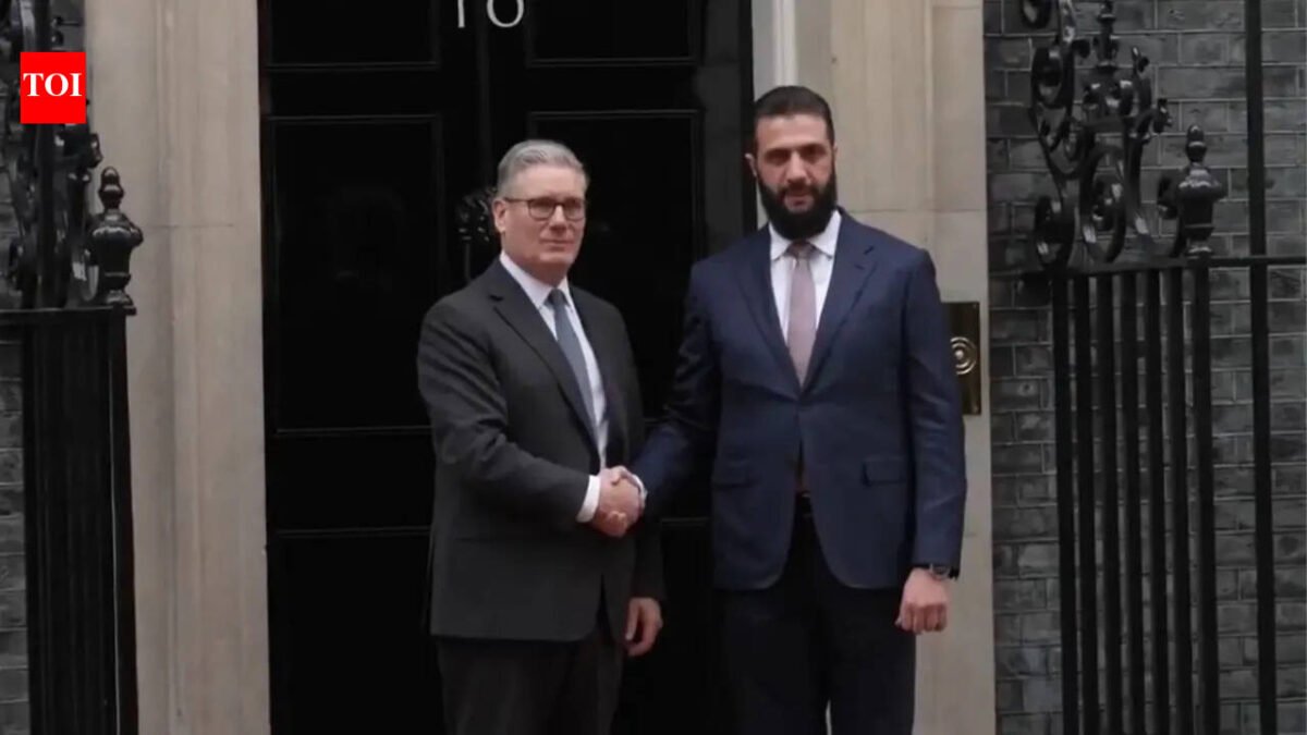 Syrian President Salah meets Starmer on first UK visit after years of tension; immigration, border security on agenda
