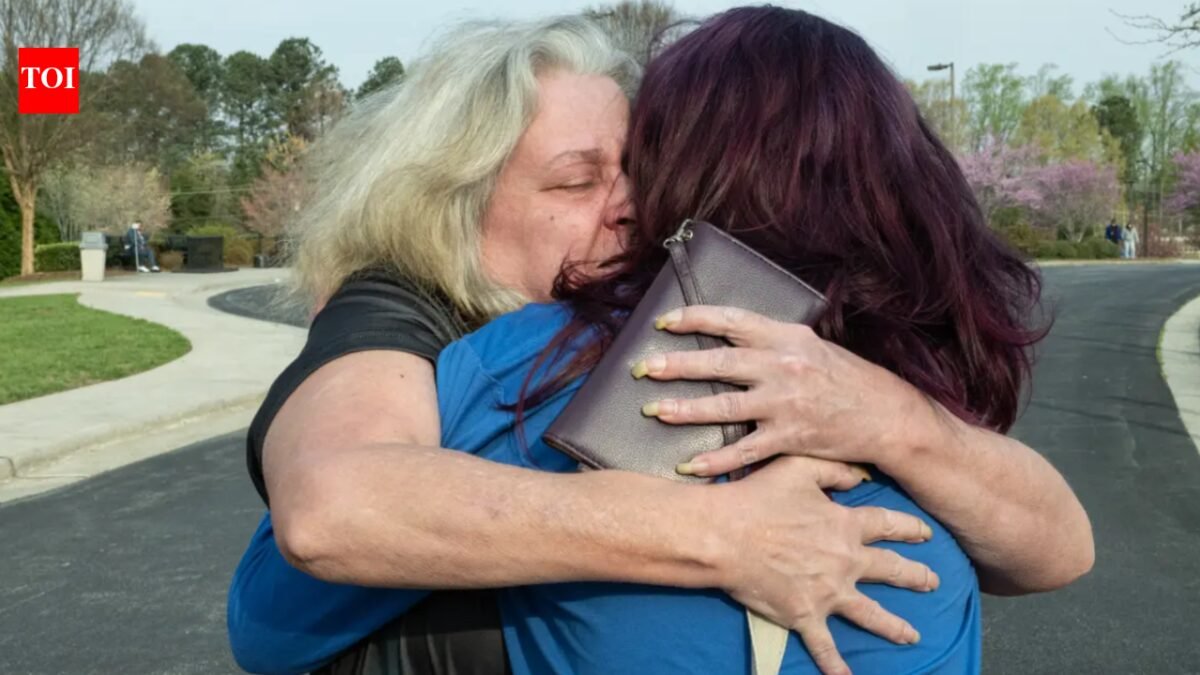 The mother who disappeared without a trace in 2001 was found alive and met her daughter during an emotional courthouse reunion |