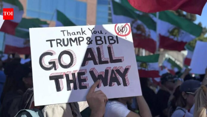 'They stole our country': Iranian Americans rally in Los Angeles to support fight against Iranian regime

