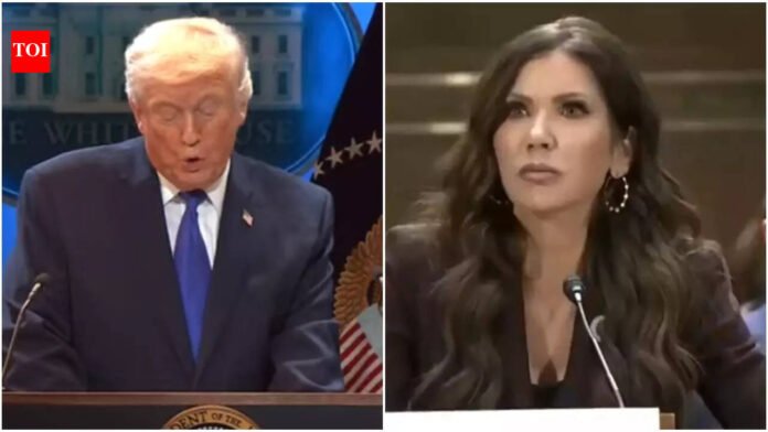 Trump 'furious' after Kristi Noem claims he approved $220M ad campaign for DHS: report

