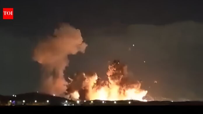 Trump shares video of massive explosion in Isfahan, Iran after US-Israeli attack; were bunker busters used?


