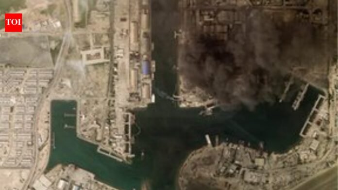 US-Israeli attack: Satellite images show severe damage to Iran's Konarak base and Bandar Abbas port

