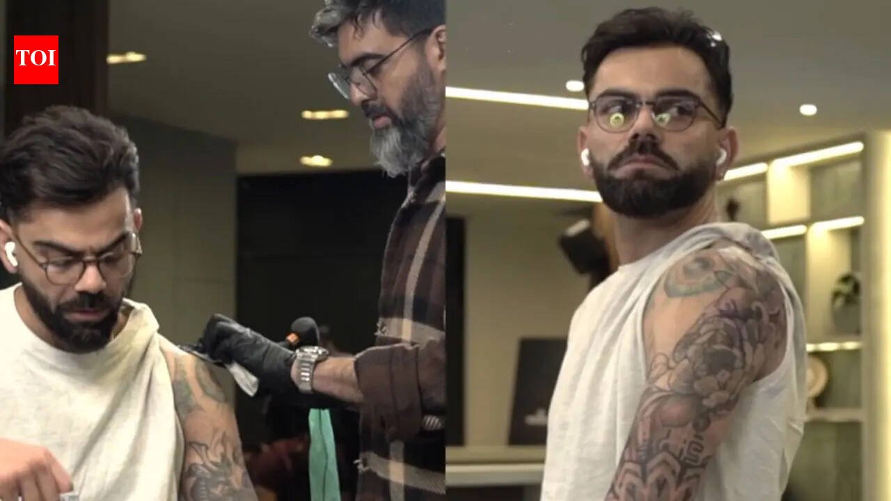 Virat Kohli's new lotus tattoo goes viral, artist reveals deeper meaning - Watch