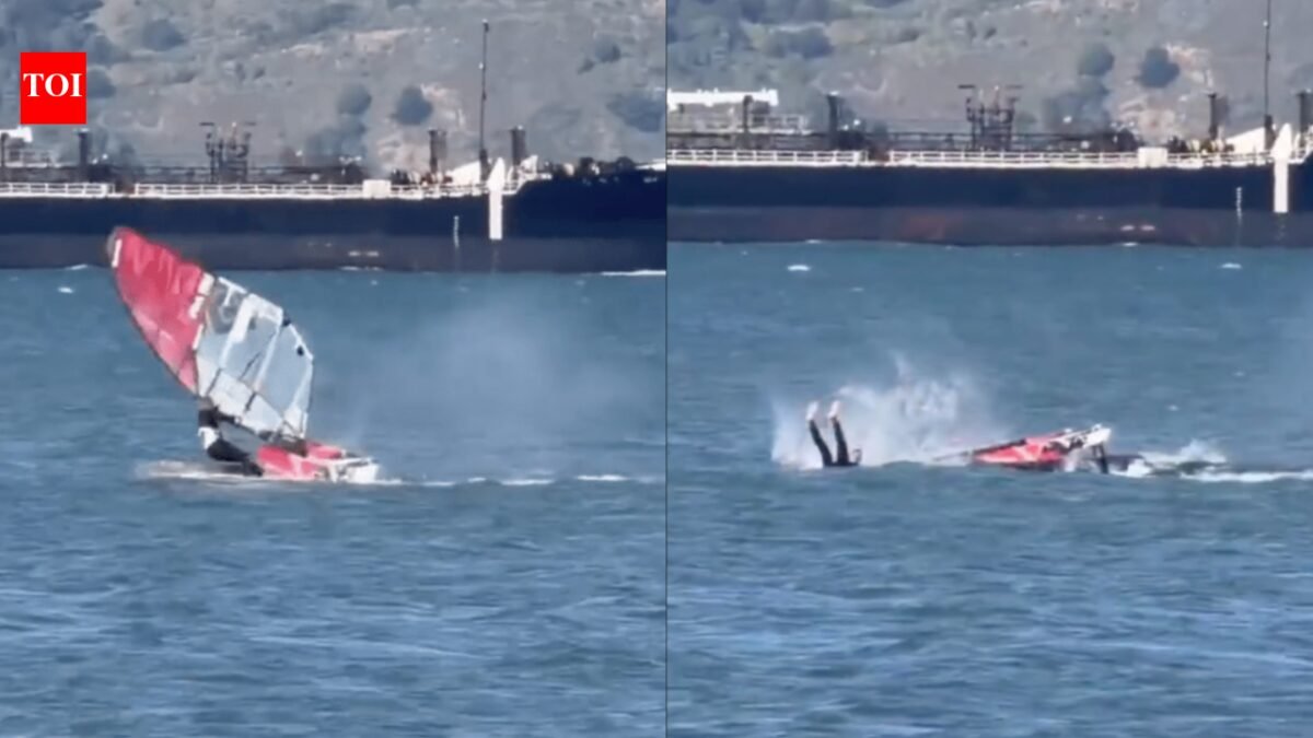 WATCH VIDEO: Camera captures moment windsurfer hits whale during 'incredible' ride |