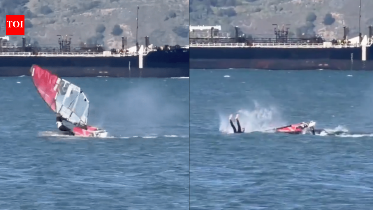 WATCH VIDEO: Camera captures moment windsurfer hits whale during 'incredible' ride |