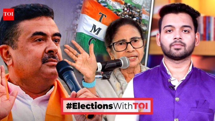 West Bengal Assembly elections: Mamata Banerjee faces off against Suvendu Adhikari again; second round of political contest takes place in Babanipur

