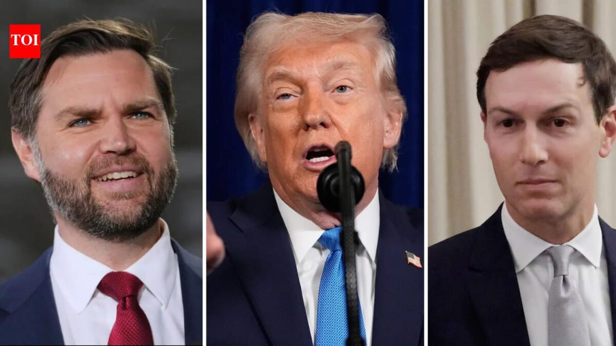 Who is negotiating with Iran? Trump names key figures in discussion including J.D. Vance