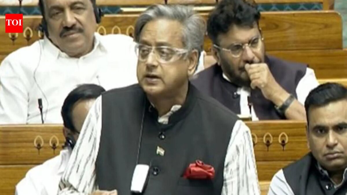 'A gift wrapped in barbed wire': Tharoor slams Center for linking women's quota to delimitation bill