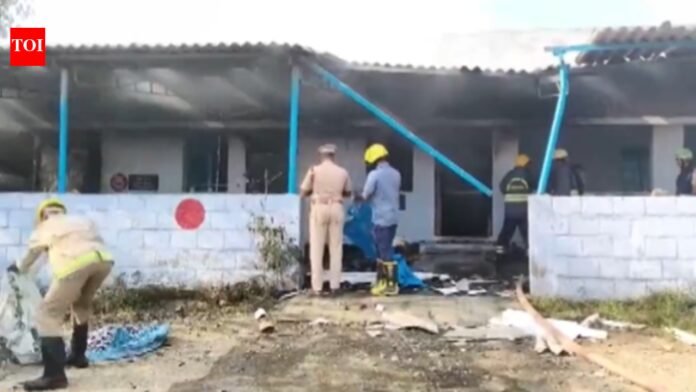 A massive explosion occurs at a firecracker factory in Virudhunagar, Tamil Nadu, killing 16 people and injuring six others

