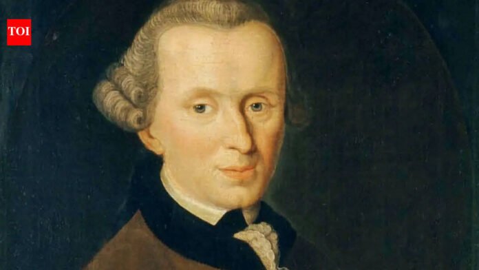 A quote from the German philosopher Immanuel Kant that day: 