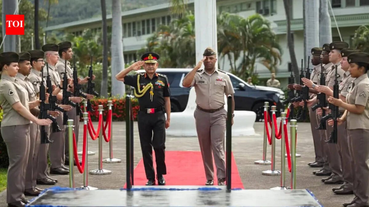 Army chief visits U.S. headquarters in Hawaii to strengthen security architecture in Indo-Pacific region