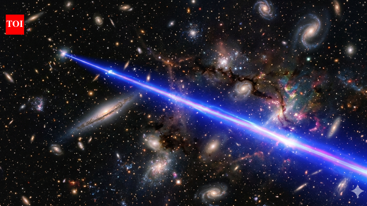 Astronomers detect giant laser beam signal 8 billion light-years away