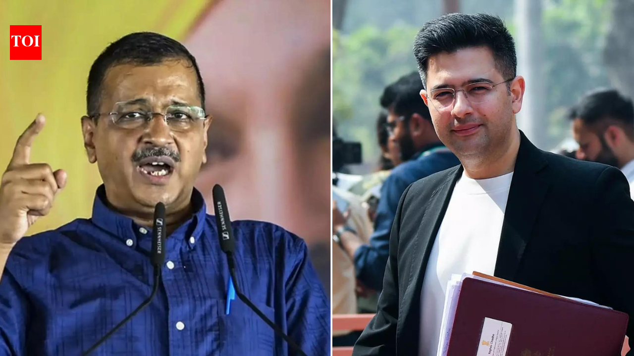 'BJP has betrayed Punjabis again': Arvind Kejriwal after Raghav Chadha leads AAP exodus