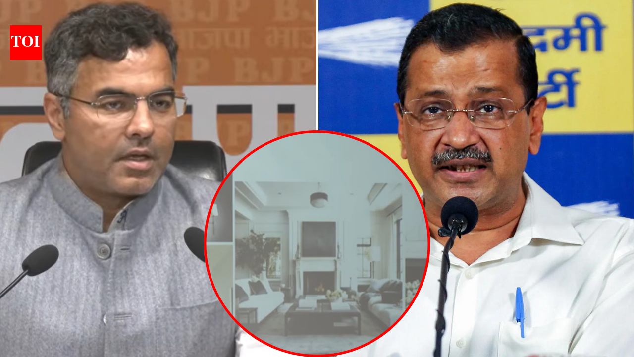 BJP shares 'Sheeshmahal 2' photo with 'Rahman Dakait' digs Arvind Kejriwal; AAP calls it 'fake' and asks CM Rekha Gupta to visit