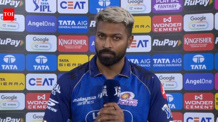 'Bowling group not up to par': Pandya's immediate thoughts after loss to RR

