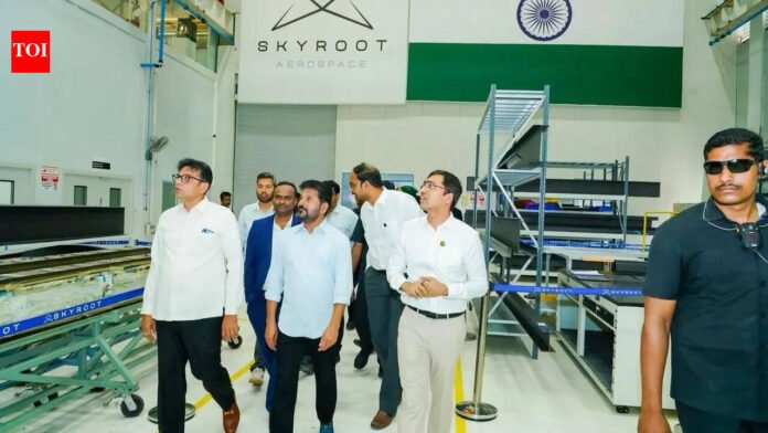 CM Revanth inaugurates India's first private orbital rocket Vikram-1 at Skyroot Aerospace

