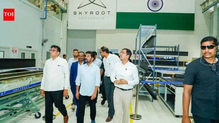 CM Revanth inaugurates India’s first private orbital rocket Vikram-1 at Skyroot Aerospace